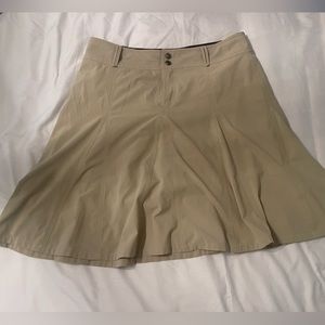 Athleta taupe skirt with shorts built in !